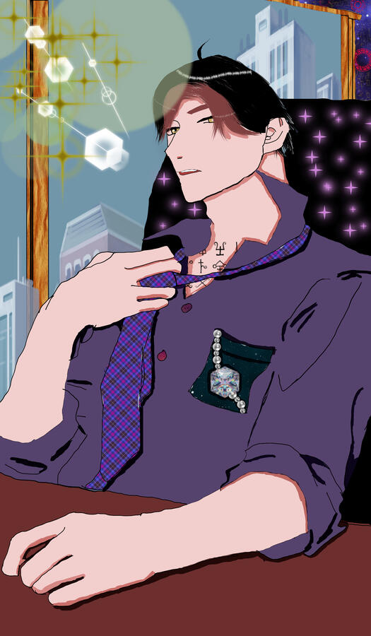 Ichiro in his office Ichiro in his office